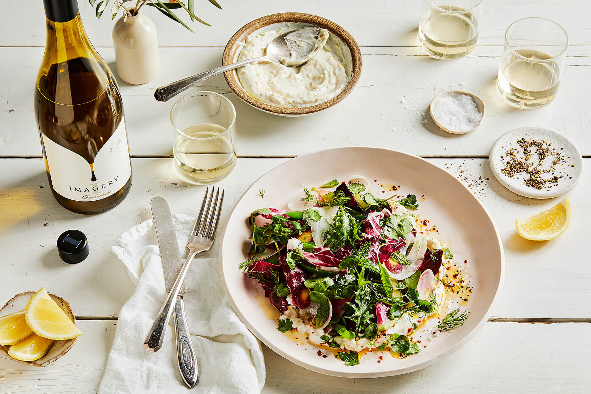 Zingy Spring Salad Plate
