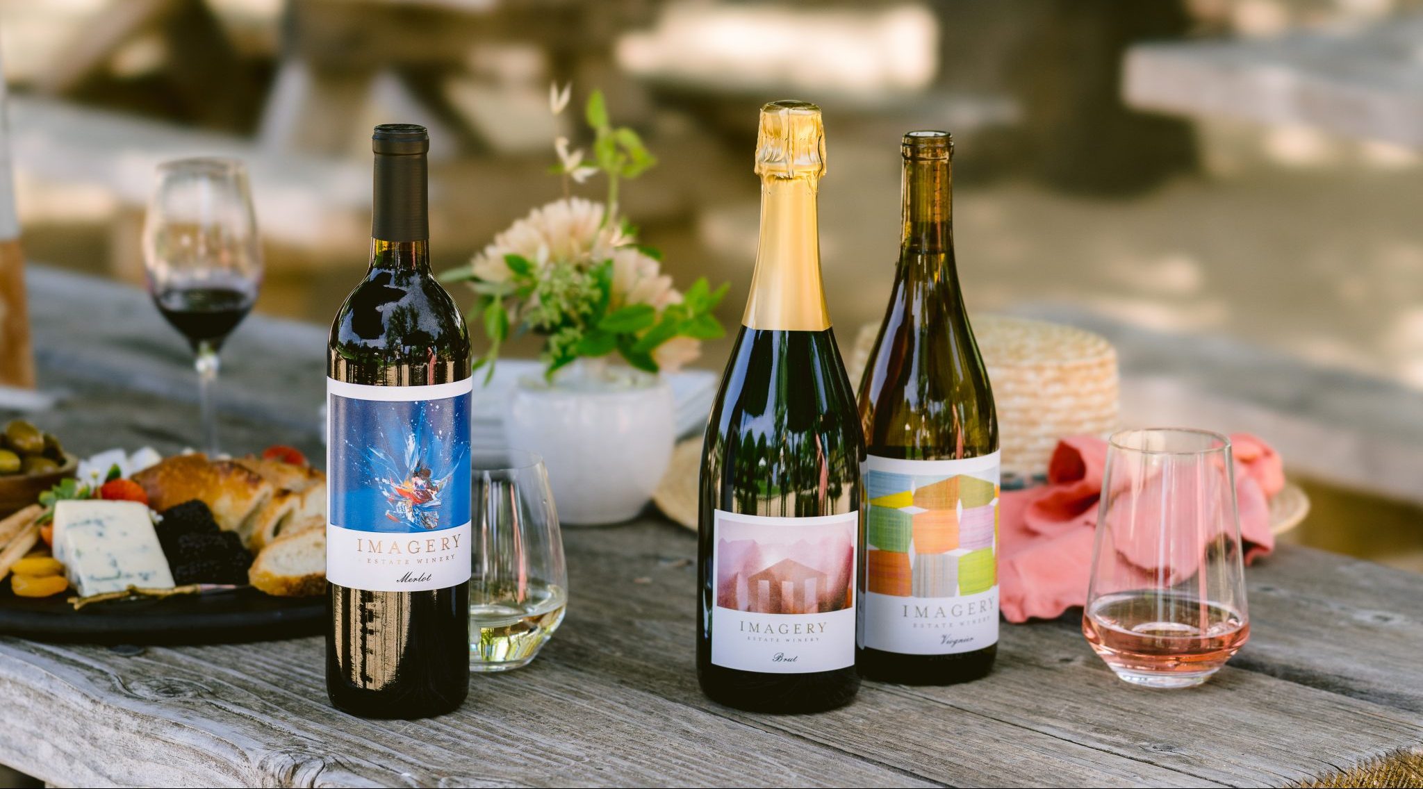 Picnic Table Bottle Shots