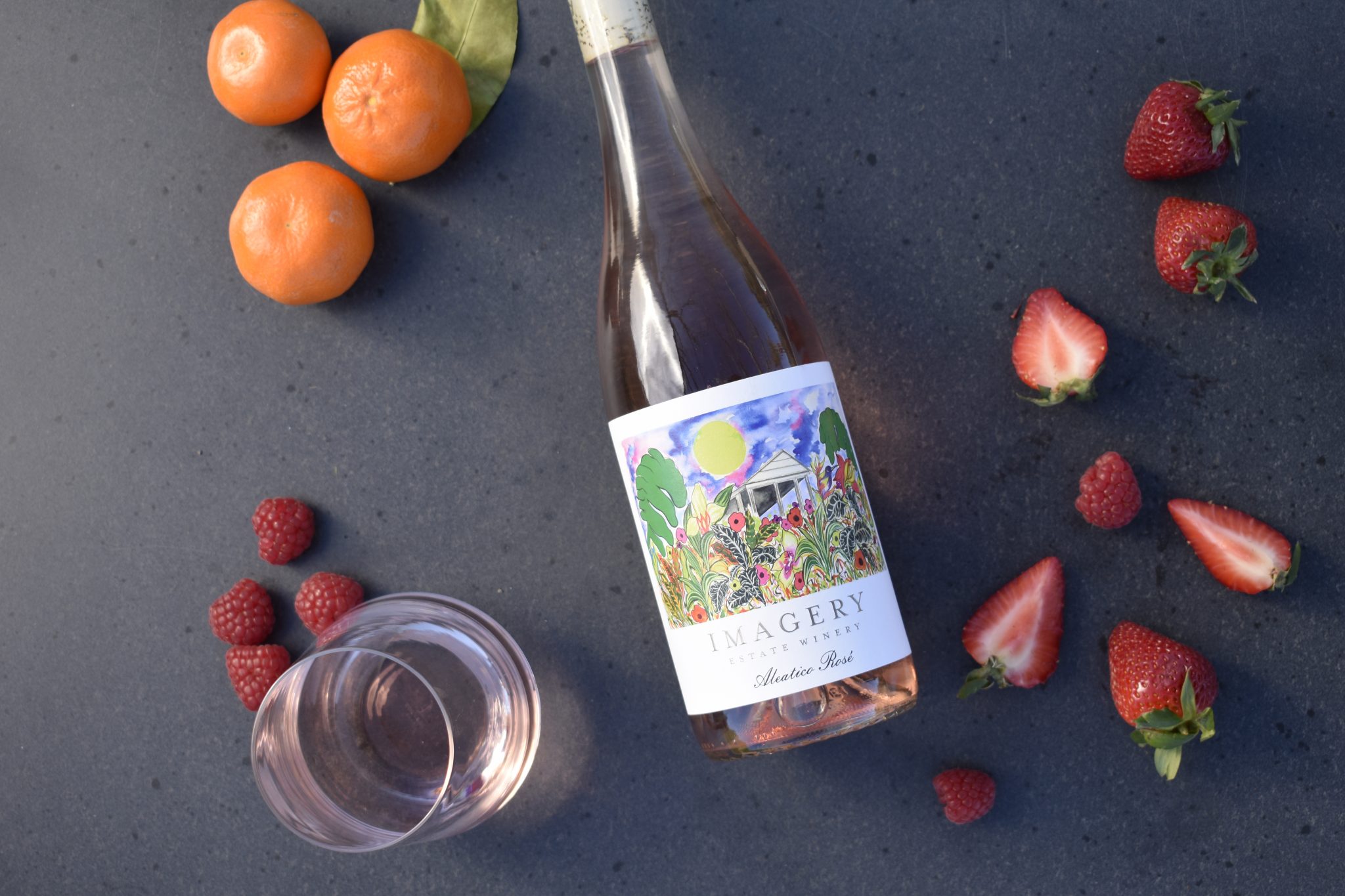 Aleatico Rosé highlighted "The 25 Best Rosé Wines" by VinePair Imagery Estate Winery